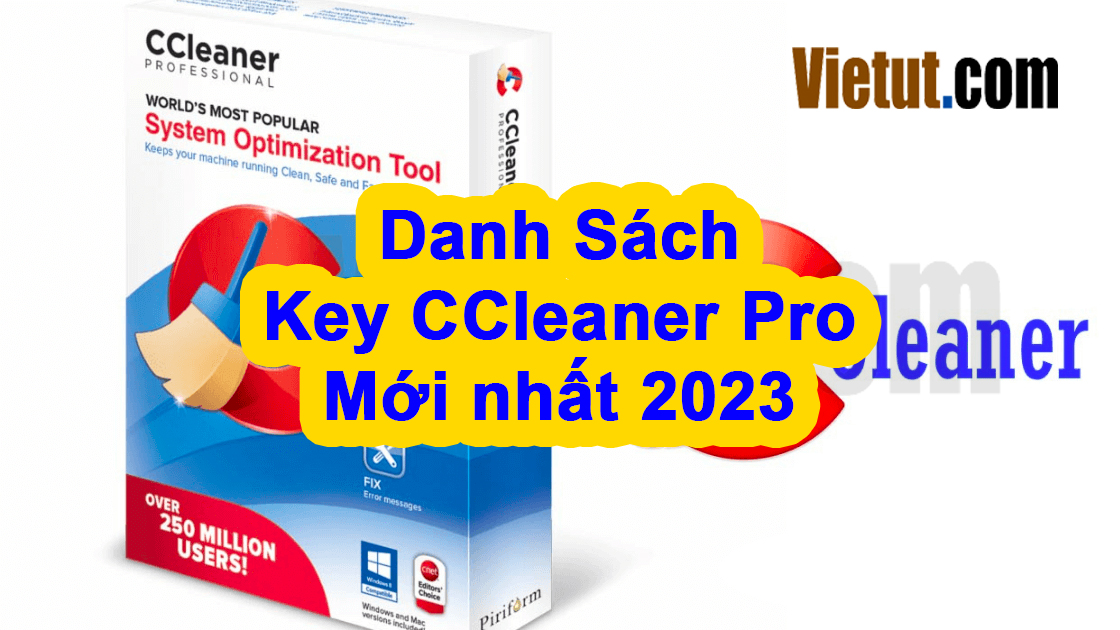 Key CCleaner Pro 2023