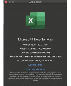Tải Microsoft Office 2019 v16.44 dành cho Mac miễn phí