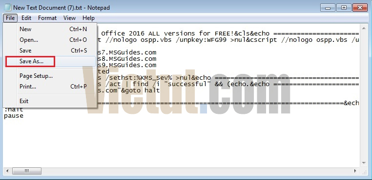 Bước 2: Vietut - Hướng dẫn cách activate Microsoft Office 365 không cần dùng Key