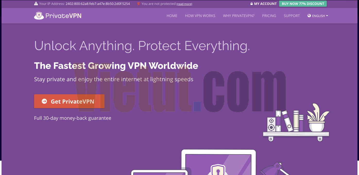 Private VPN - Dịch vụ VPN giá rẻ tốt nhất 2021 - Vietut