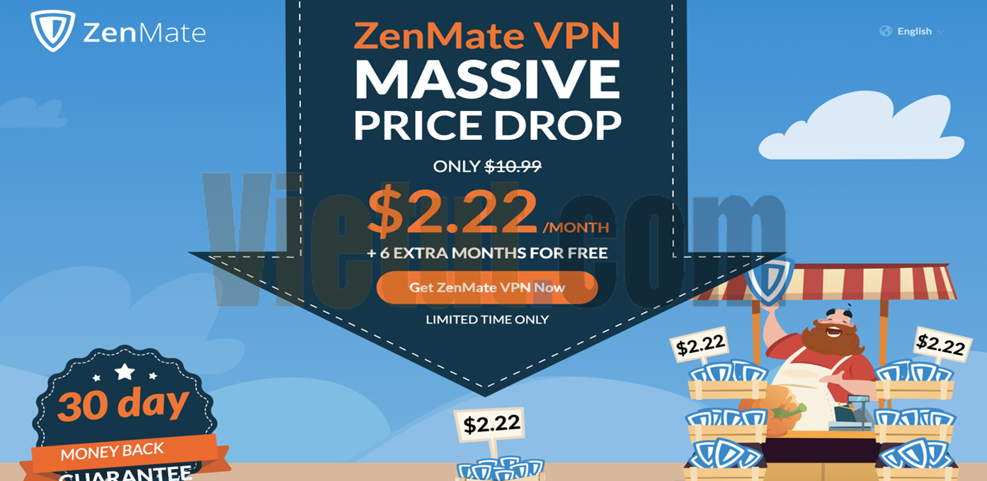 ZenMate VPN - Dịch vụ VPN giá rẻ tốt nhất 2021 - Vietut